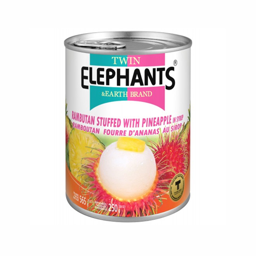 TWINELEPHANT RAMBUTAN W PINEAPPLE 565G