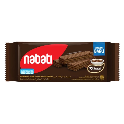 NABATI RICHOCO WAFER CHOCOLATE 122G