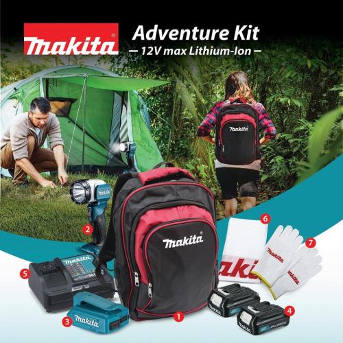MAKITA DC ADVENTURE KIT 12V EK105DSG