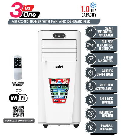 SANFORD PORTABLE AIRCON SF2851PAC