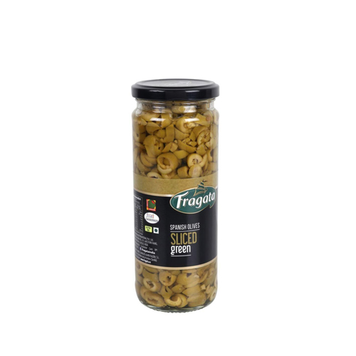 FRAGATA SLICED GREEN OLIVES 450G