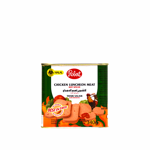 ROBERT CHICKEN LUNCHEON MEAT HOT 340G
