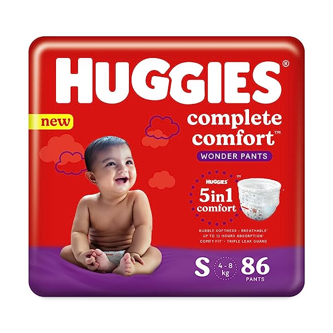 HUGGIES WONDER PANTS JUMBO SMALL76 86'S