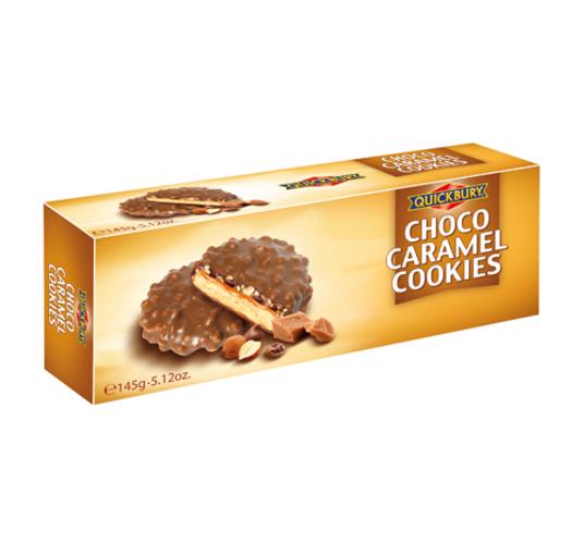 QUICKBURY COOKIE CARAMEL CHOC 140G
