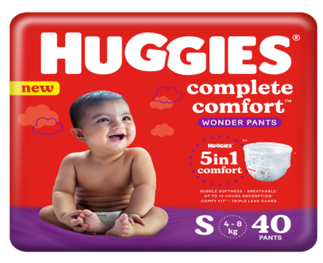 HUGGIES WONDER PANTS SMALL 40'S